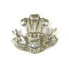 Welsh Regiment (1898-1922 Pattern) White Metal Collar Badge