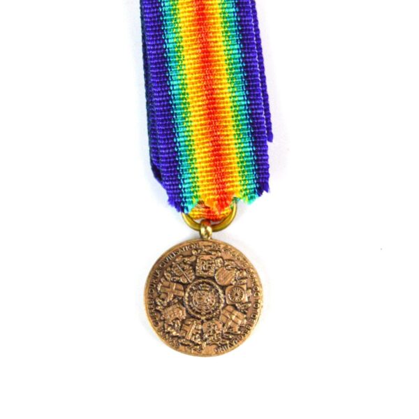 Belgian Victory Replacement Miniature Medal - Image 2