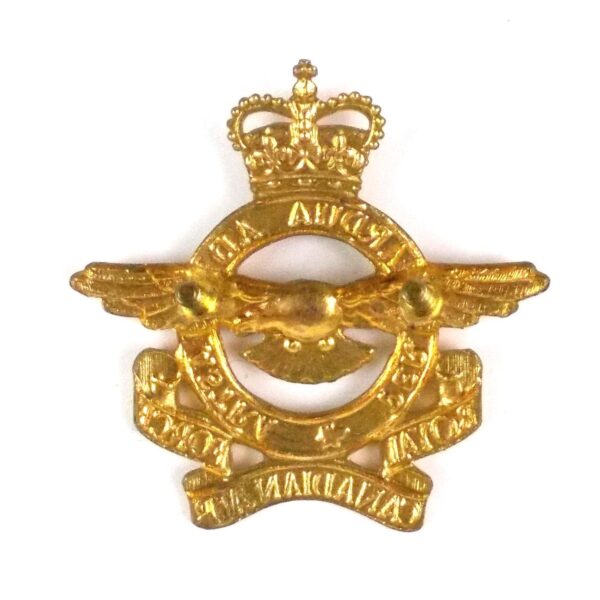 Royal Canadian Air Force Queen's Crown Cap Badge - Image 2