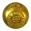 Essex Yeomanry Brass Button (King's Crown, 1909-1953 Pattern) - 17mm