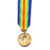 French Replacement Allied Victory Miniature Medal, Unofficial Pattern