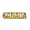 Canadian Army Brass Shoulder Title