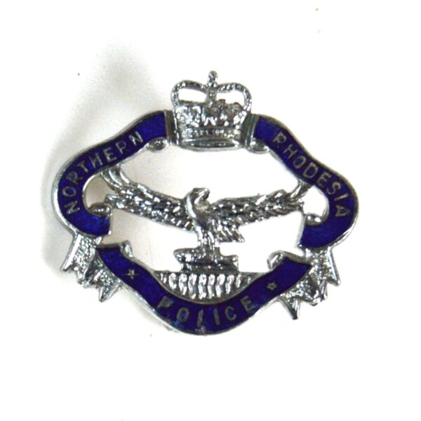 Northern Rhodesia Police Enamel Collar Badge