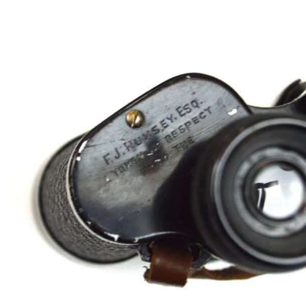 Vintage Yacht Club 8x30 Binoculars in Brown Leather Case - Image 2