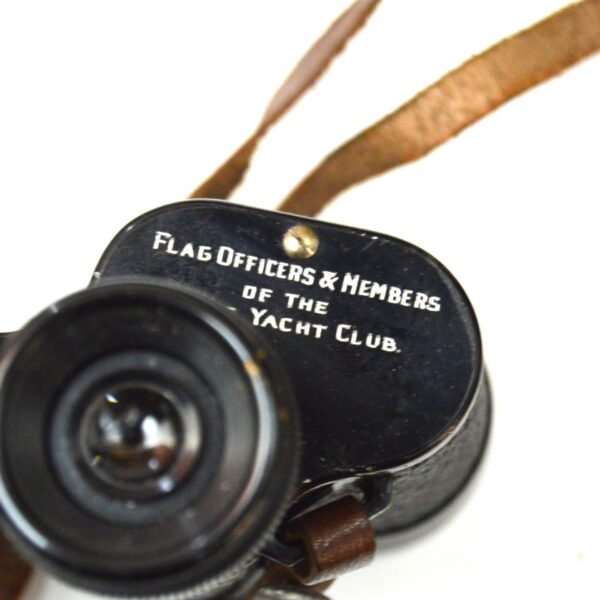Vintage Yacht Club 8x30 Binoculars in Brown Leather Case - Image 4