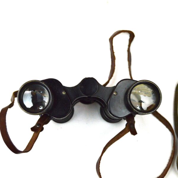 Vintage Yacht Club 8x30 Binoculars in Brown Leather Case - Image 3