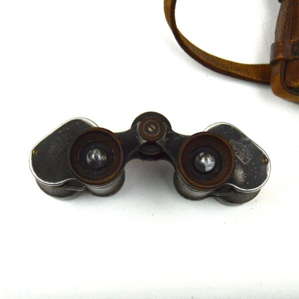 Carl Zeiss Jena Telexem 6x24 Binoculars in British No. 3 Case dated 1918 - Image 9