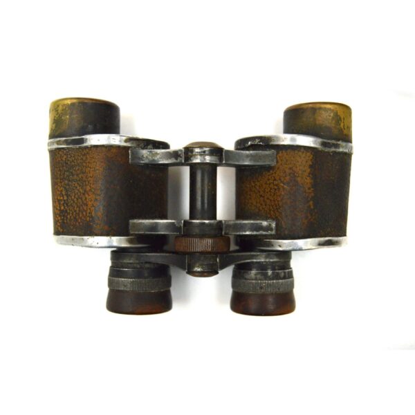 Carl Zeiss Jena Telexem 6x24 Binoculars in British No. 3 Case dated 1918 - Image 6