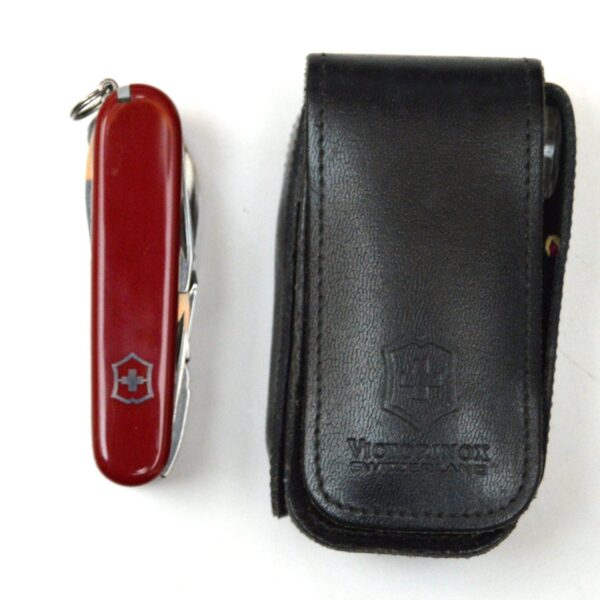 Swiss Army Knife 4.0567 by Victorinox in Original Leather Case