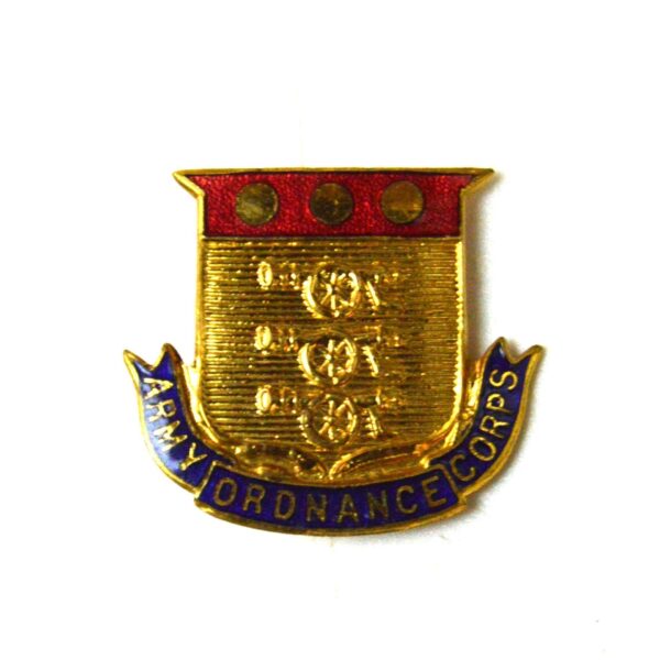 Army Ordnance Corps Gilt Sweetheart Brooch