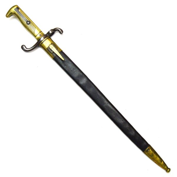Imperial Prussian Model 1871 Mauser Bayonet in Scabbard - Image 3