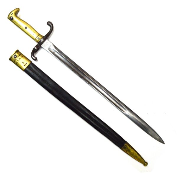 Imperial Prussian Model 1871 Mauser Bayonet in Scabbard - Image 15