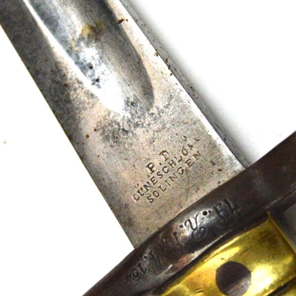 Imperial Prussian Model 1871 Mauser Bayonet in Scabbard - Image 12
