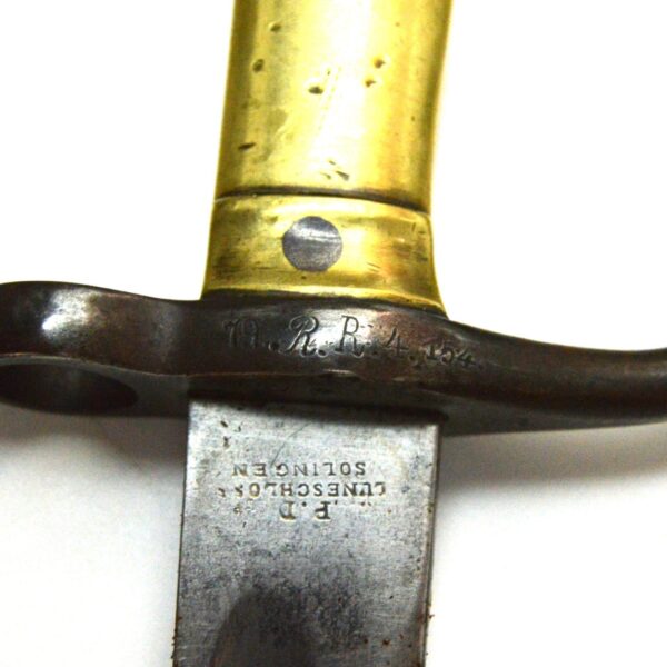 Imperial Prussian Model 1871 Mauser Bayonet in Scabbard - Image 11