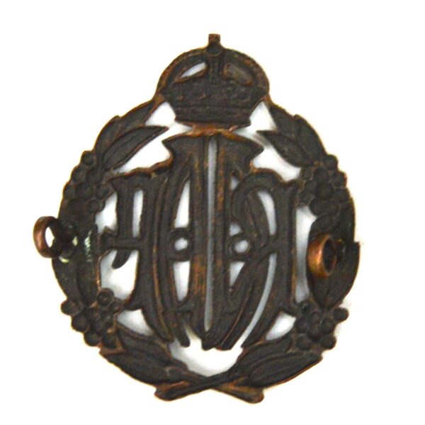 Royal Australian Air Force King's Crown Cap Badge, Original - Image 2