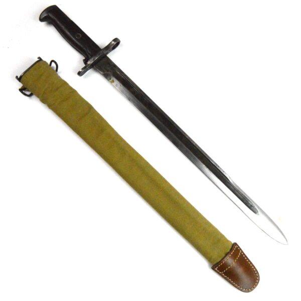 US M1905 Springfield Bayonet in Scabbard, Dated 1906