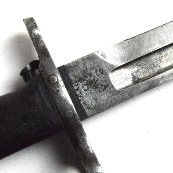 US M1905 Springfield Bayonet in Scabbard, Dated 1906 - Image 9