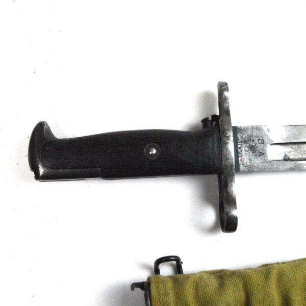 US M1905 Springfield Bayonet in Scabbard, Dated 1906 - Image 8