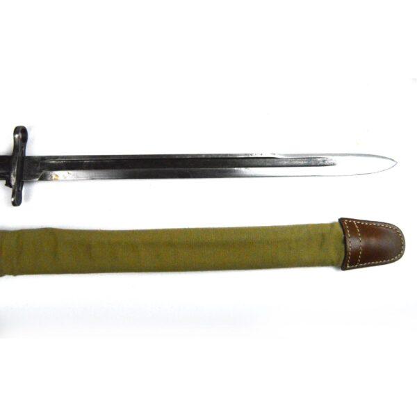 US M1905 Springfield Bayonet in Scabbard, Dated 1906 - Image 6