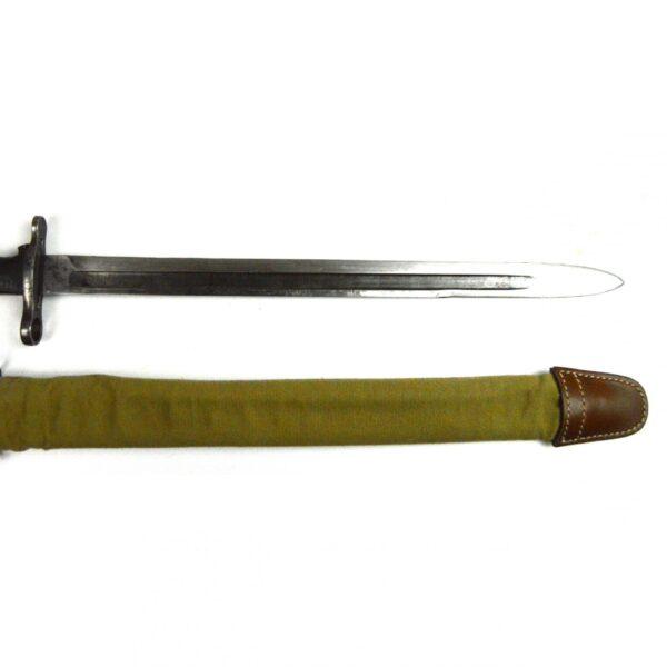 US M1905 Springfield Bayonet in Scabbard, Dated 1906 - Image 5