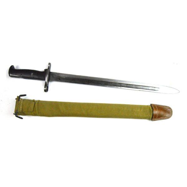 US M1905 Springfield Bayonet in Scabbard, Dated 1906 - Image 4