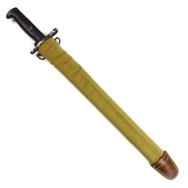 US M1905 Springfield Bayonet in Scabbard, Dated 1906 - Image 3