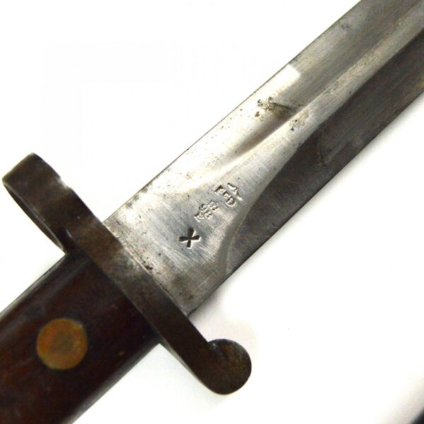 British 1888 Pattern Mk. I, 2nd Type Lee-Metford Bayonet in Scabbard, dated 1899 - Image 6