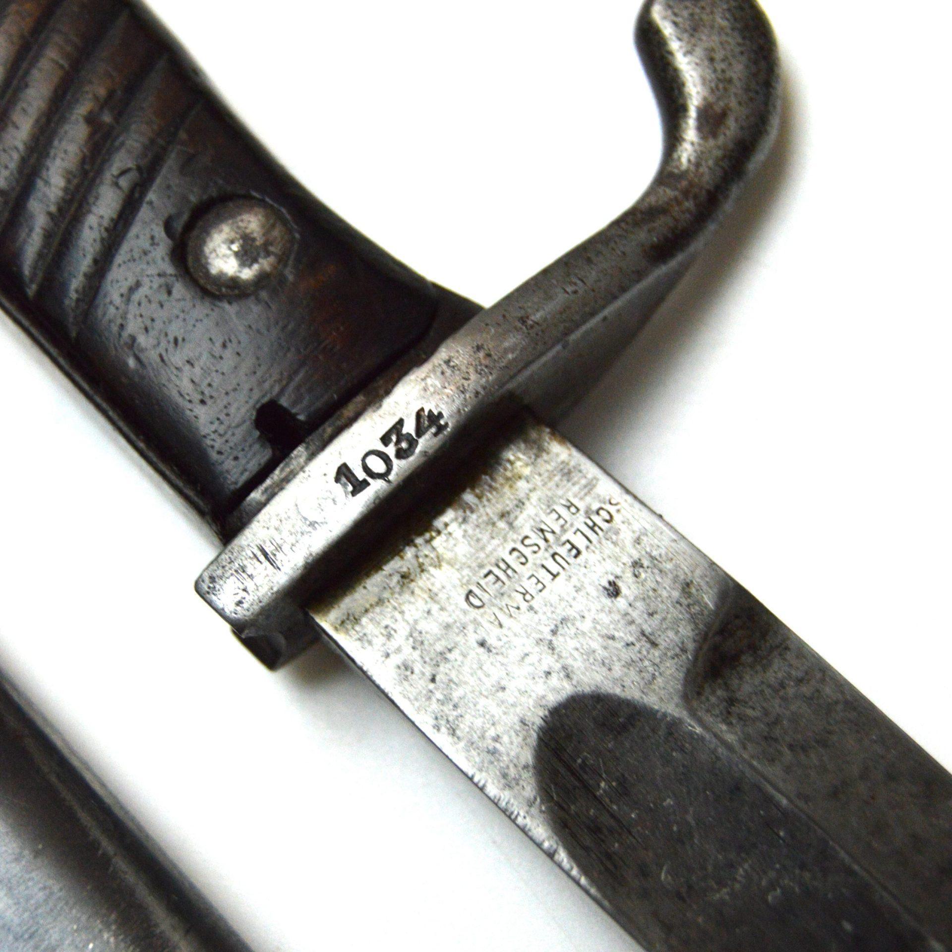 Imperial German Mauser SG 98/05 Butcher Bayonet, Dated 1918 - Image 2