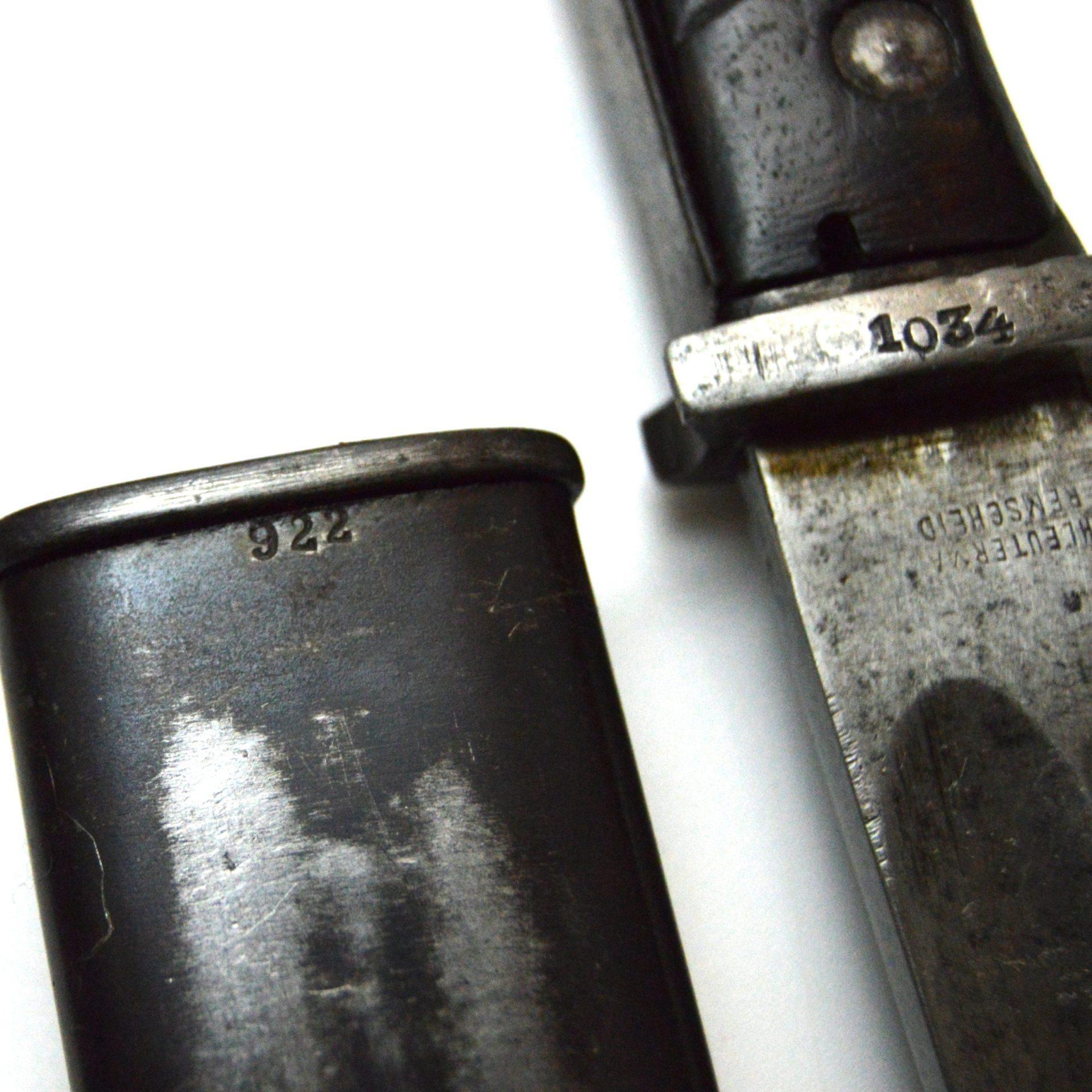 Imperial German Mauser SG 98/05 Butcher Bayonet, Dated 1918 - Image 10