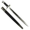 British Martini-Henry Pattern 1887 Mk. IV Rifle Sword Bayonet in Scabbard