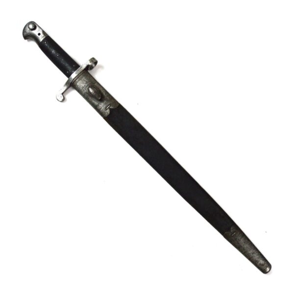 British Martini-Henry Pattern 1887 Mk. IV Rifle Sword Bayonet in Scabbard - Image 3