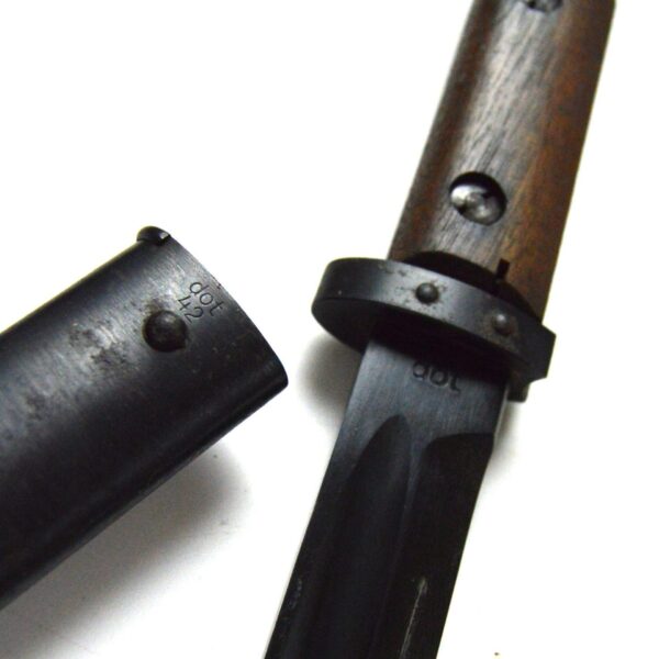 German Third Reich Mauser S24(T) Bayonet in Scabbard, Dated 1942 - Image 2