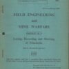 Field Engineering And Mine Warfare, Laying, Recording and Marking of Minefields December 1955