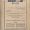 Brussels Leave Billet C.1944