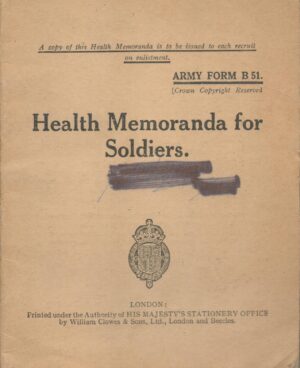 Health Memoranda For Soldiers