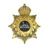 The South Lancashire Regiment Officer's King's Crown Helmet Plate