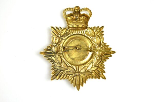 Devonshire and Dorset Regiment Queen's Crown Helmet Plate - Image 2