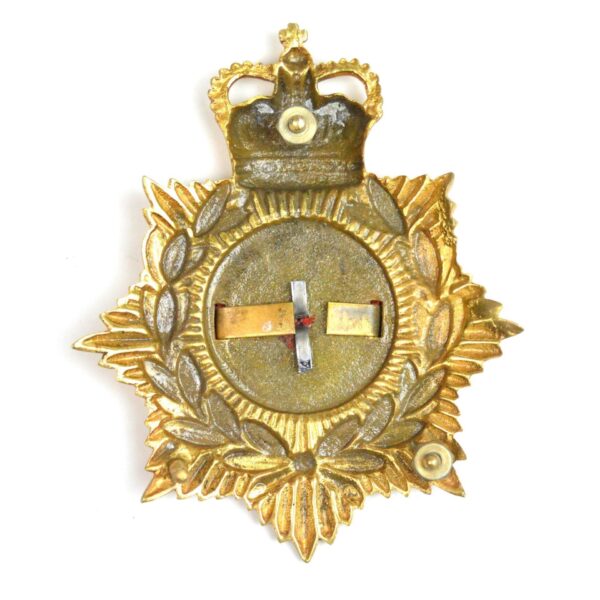 Royal Gibraltar Regiment Queen's Crown Helmet Plate - Image 2