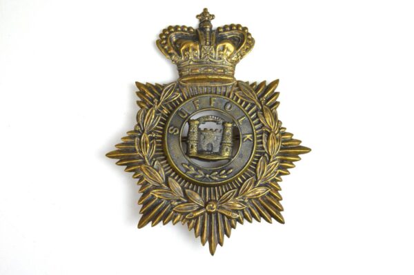 Victorian Suffolk Regiment Other Ranks Helmet Plate