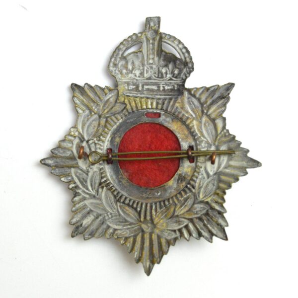 Devonshire Regiment King's Crown Helmet Plate - Image 2