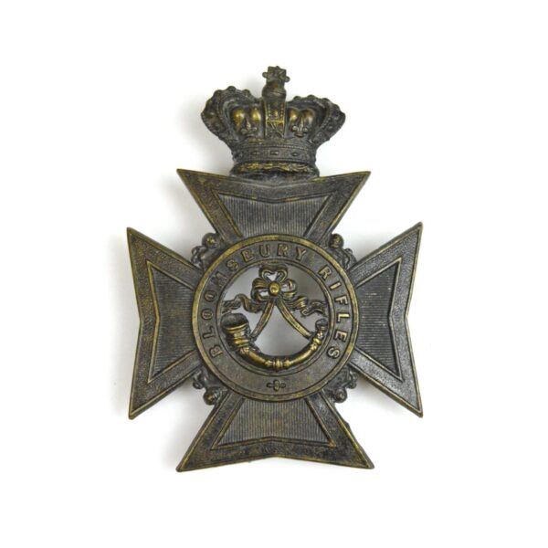 Victorian Bloomsbury Rifles Helmet Plate