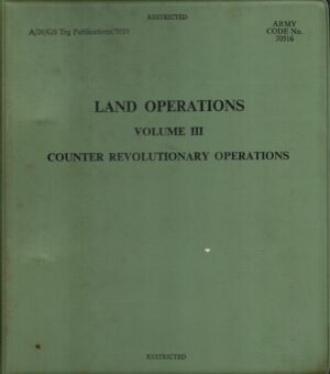 Land Operations Volume III Counter Revolutionary Operations
