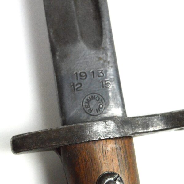 British P14 Enfield Rifle Bayonet in Scabbard, Remington, 1915 - Image 2