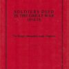 Soldiers Who Died in the Great War: The King's (Shropshire Light Infantry)