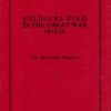 Soldiers Died in the Great War: The Manchester Regt.