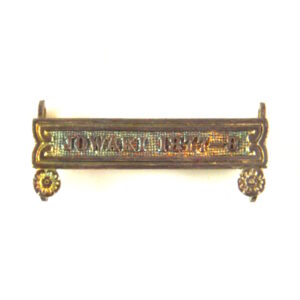 Jowaki 1877-8 Clasp - Contemporary Tailor's Copy