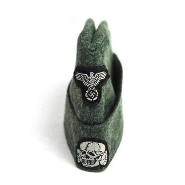 Reproduction German Third Reich M40 SS Side Cap - Image 2
