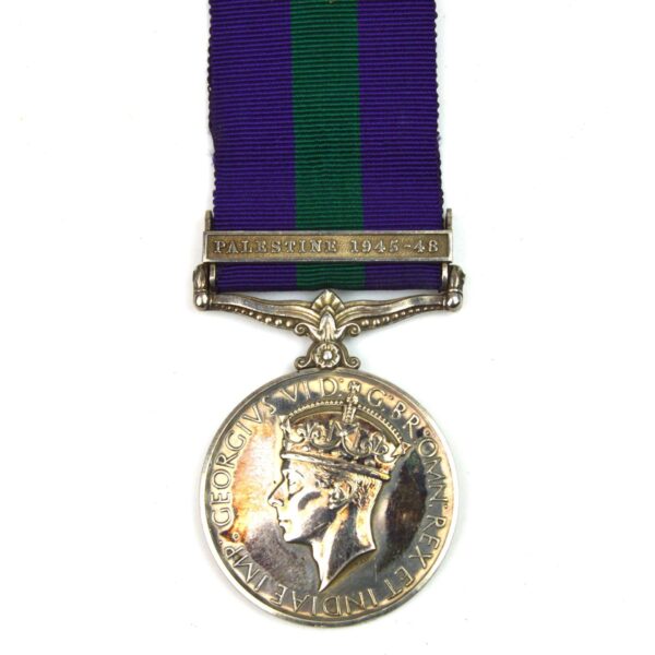 General Service Medal with Palestine 1945-48 Clasp, Pte NC Fyfe, RAMC