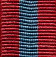 Imperial Service Medal Ribbon, Miniature (16mm)