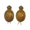 Transvaal Defence Rifle Association Collar Badges, Pair